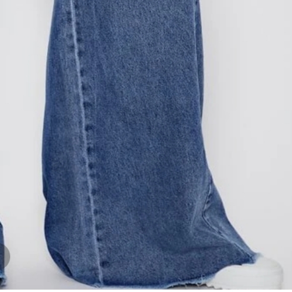 Hippy Grunge Acid Wash High Waisted oversized flare! - Picture 2 of 5